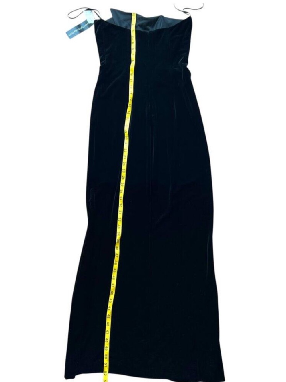 Vintage Formal Gown Small Minimalist Y2K Dress Strapless Long 90s Maxi Hoco Whim - Picture 14 of 17